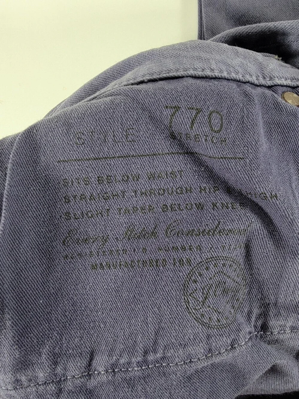 NEW J. Crew Men's 770 Straight Fit Stretch Jeans Gray Blue 30X30 NWT Denim